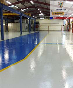 Sơn epoxy trong suốt dành cho nền sàn nhà xưởng be-tong