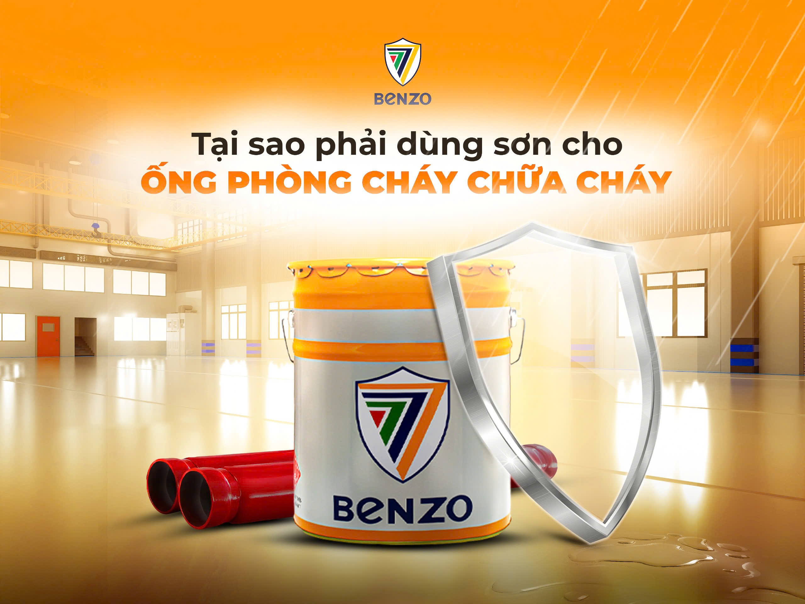 Giới thiệu các hệ sơn ống PCCC chất lượng tại Benzo