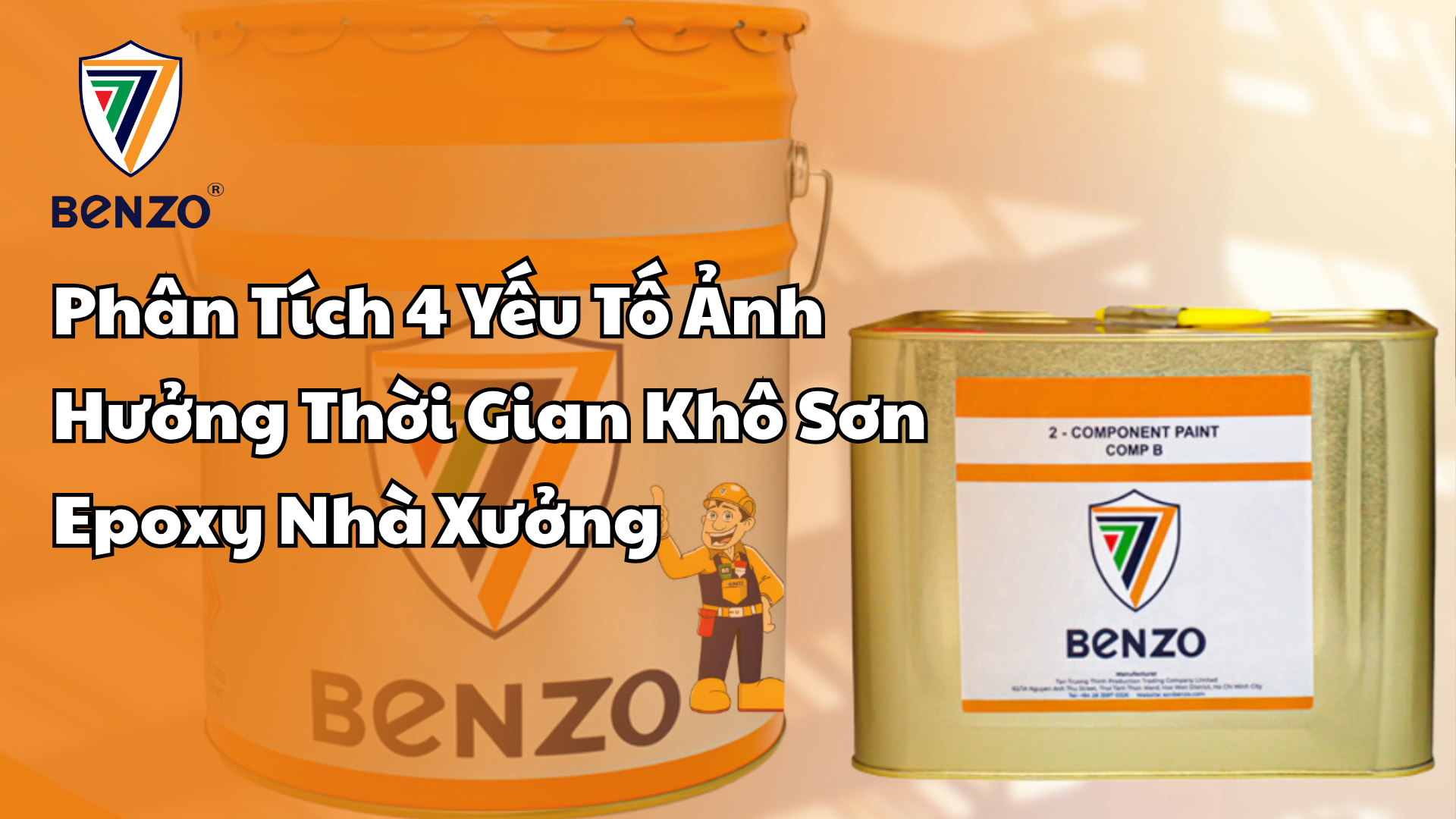Phân Tích 4 Yếu Tố Ảnh Hưởng Thời Gian Khô Sơn Epoxy Nhà Xưởng