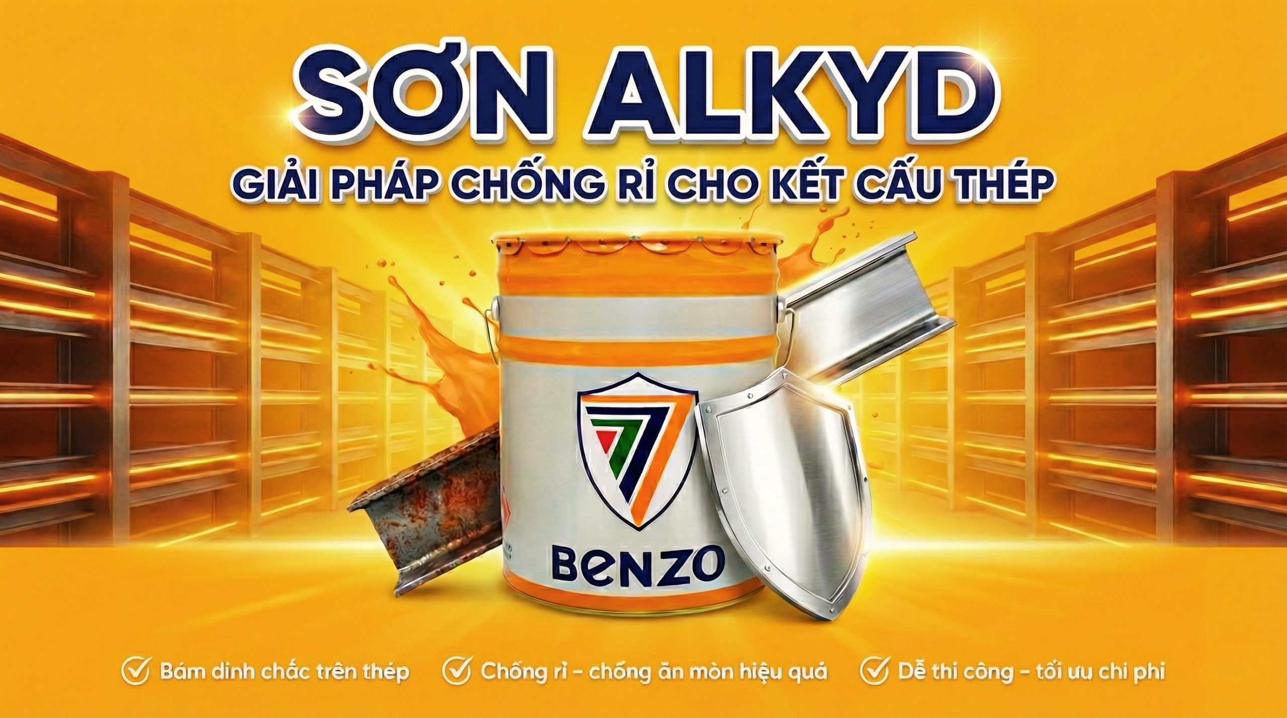 Sơn Alkyd Là Gì 5 Đặc Tính & Ứng Dụng Cho Kết Cấu Thép