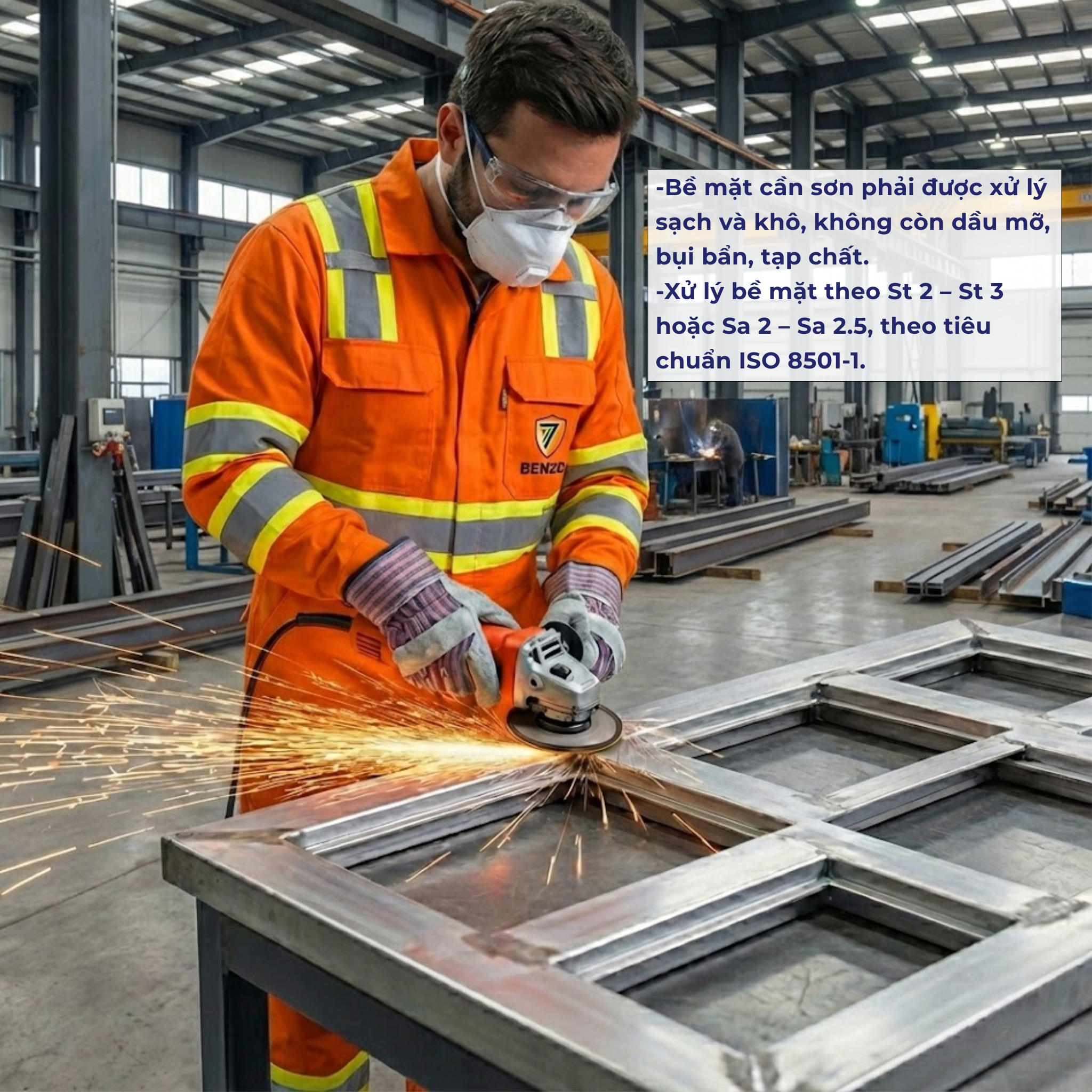 Sơn Alkyd Là Gì 5 Đặc Tính Và Ứng Dụng Cho Kết Cấu Thép 4 Sơn Benzo – Cây đại thụ vững chắc với triết lý Chân - Chất - Bền