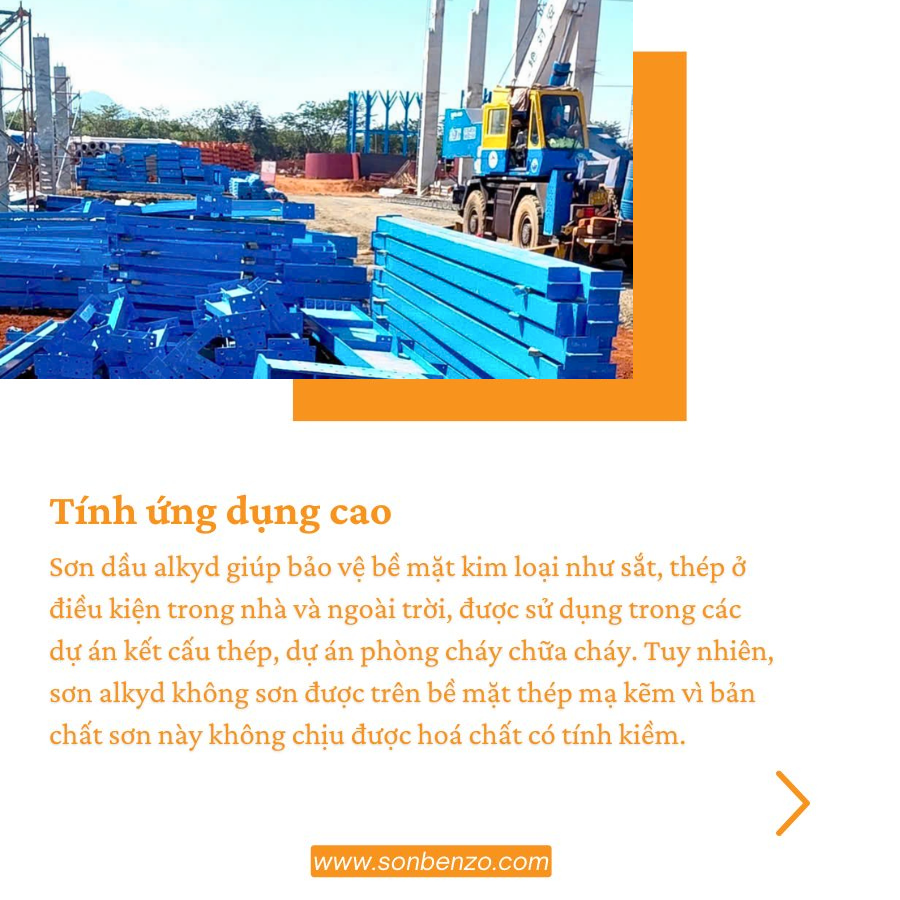 Khám Phá Chi Tiết 5 Ưu Điểm Nổi Bật Của Sơn Dầu Alkyd Benzo: Giải Pháp Tối Ưu Cho Kết Cấu Thép 2 Tính Ứng Dụng Rất Cao Cho Đa Dạng Công Trình