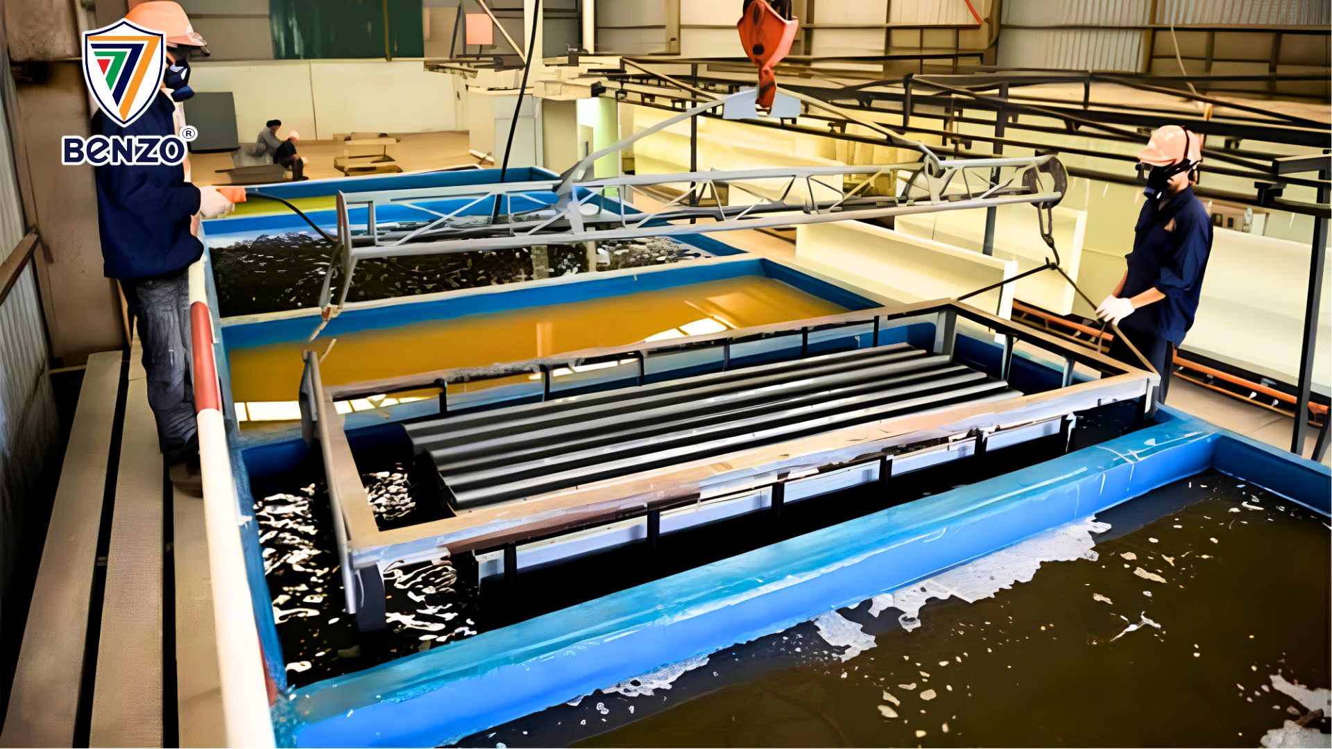 Quy trình xử lý bề mặt kim loại bằng hệ thống phosphat hóa