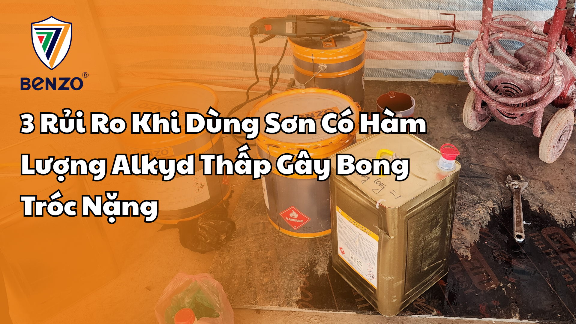 3 Rủi Ro Khi Dùng Sơn Có Hàm Lượng Alkyd Thấp Gây Bong Tróc Nặng