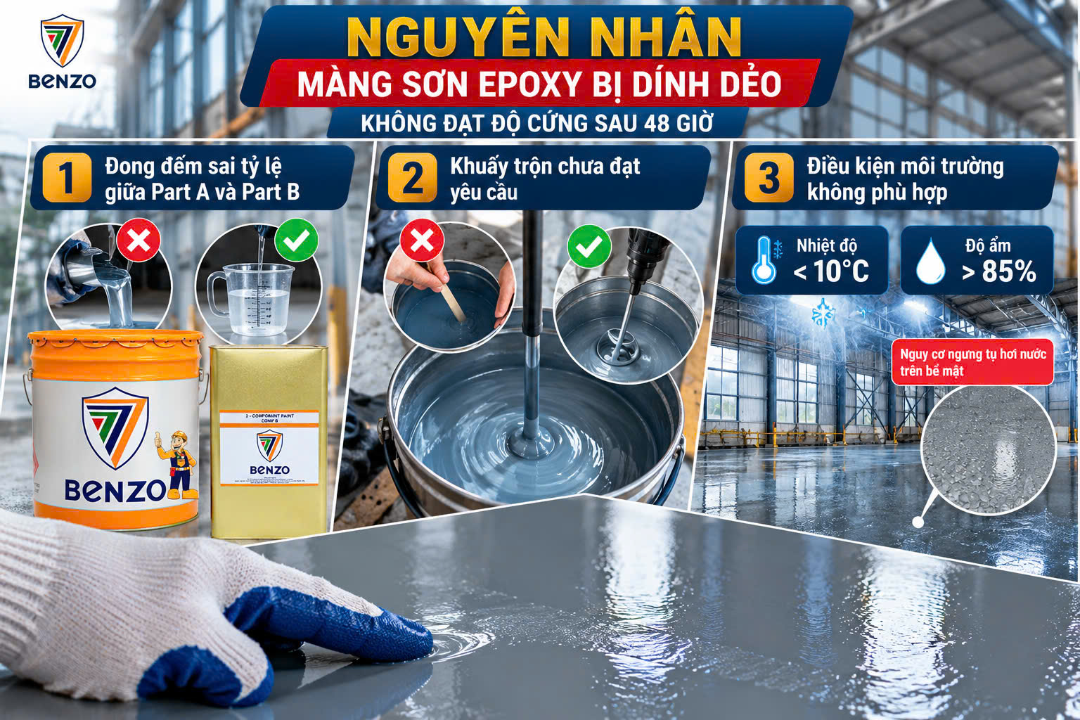 3 Bước Khắc Phục Màng Sơn Epoxy Bị Dính Dẻo, Không Đạt Độ Cứng Sau 48 Giờ 2 1791777718463 1997936389463591100 1415419692892348066 c8313f6cf8876462754c2f0cf606cbd3