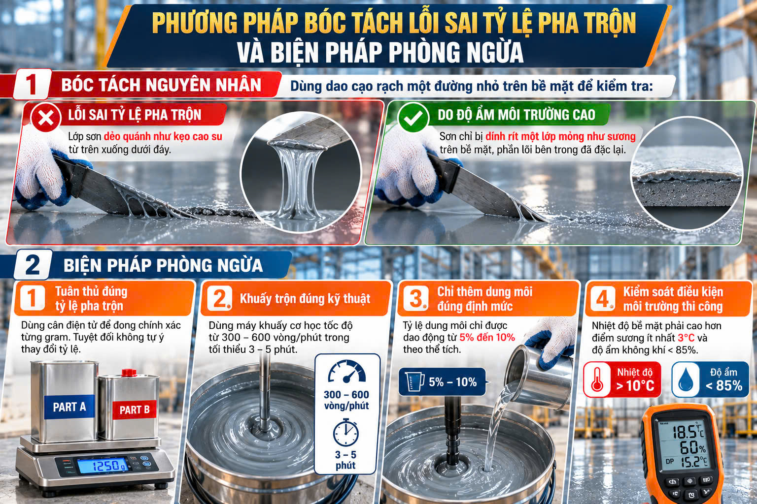 3 Bước Khắc Phục Màng Sơn Epoxy Bị Dính Dẻo, Không Đạt Độ Cứng Sau 48 Giờ 3 1791778056240 1997936389463591100 1415419692892348066 fcd7f42476f18b3f7360d8b2fe0ad847