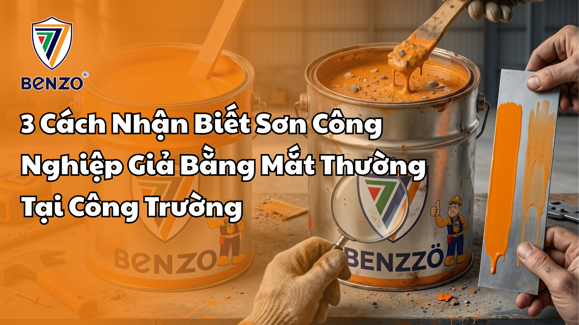3 Cách Nhận Biết Sơn Công Nghiệp Giả Bằng Mắt Thường Tại Công Trường