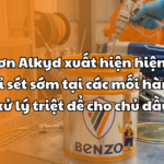 Màng sơn Alkyd xuất hiện hiện tượng rỉ sét sớm tại các mối hàn 4 Bước xử lý triệt để cho chủ đầu tư