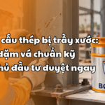 Sơn kết cấu thép bị trầy xước_ 4 bước dặm vá chuẩn kỹ thuật chủ đầu tư duyệt ngay