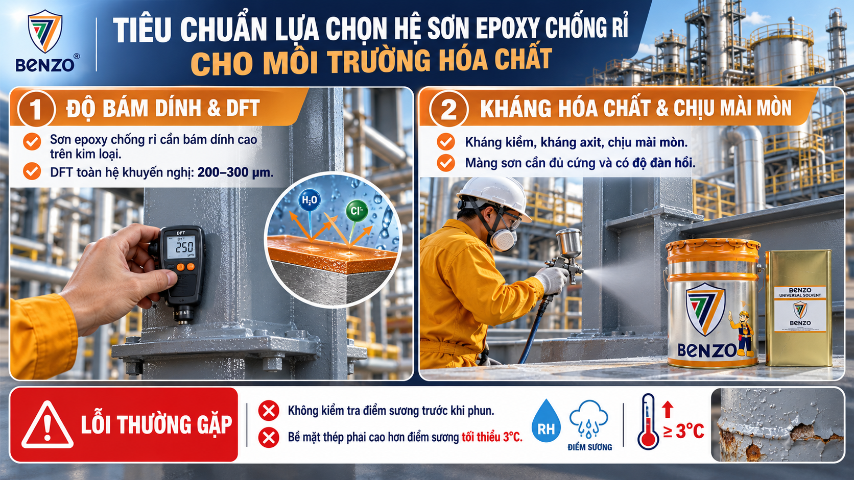 Sơn Kết Cấu Thép Kháng Hóa Chất: 3 Giải Pháp Bền Vững Cho Chủ Đầu Tư Nhà Máy Dệt Nhuộm Và Xi Mạ 2 Tiêu Chuẩn Lựa Chọn Hệ Sơn Epoxy Chống Rỉ Cho Môi Trường Hóa Chất